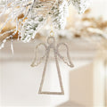 Jeweled Angel Outline Ornament (Set of 12)