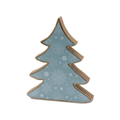 Wood Pine Tree Decor (Set of 2)