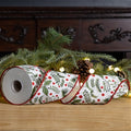 Holiday Foliage Ribbon 4" x 10 yds.
