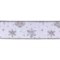 Metallic Snowflake Ribbon (Set of 2)