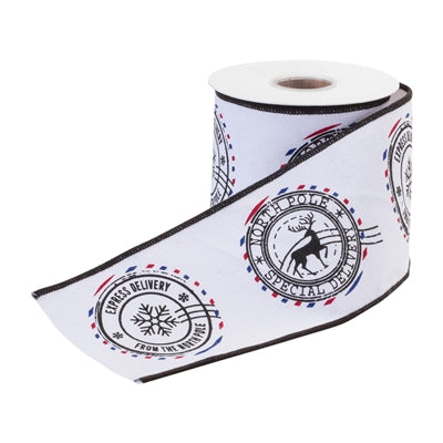 North Pole Holiday Ribbon (Set of 2)