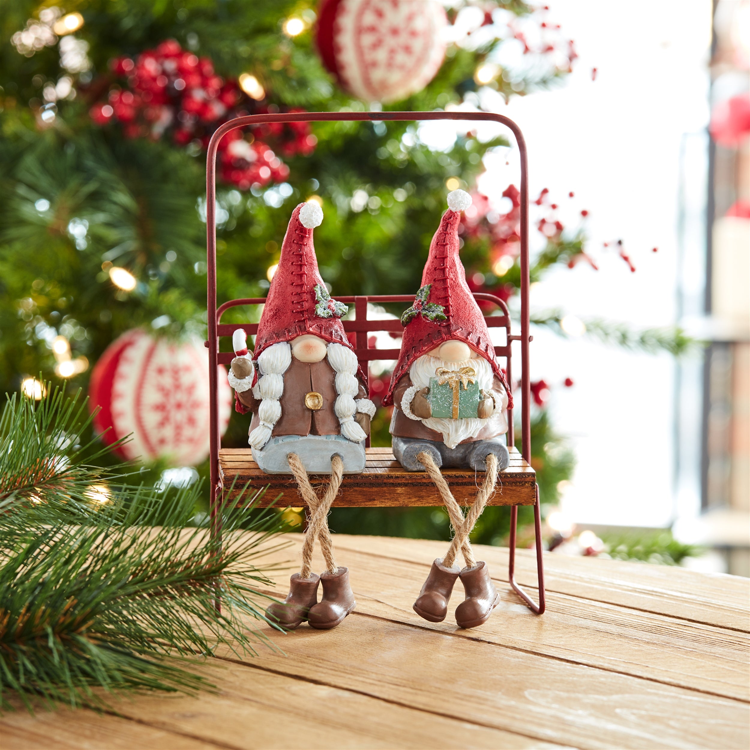 Winter Gnome Shelf Sitter (Set of 6)