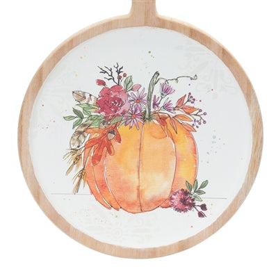 Watercolor Pumpkin Cutting Board (Set of 2)