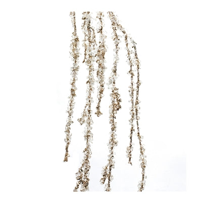 Silver Glitter Branch (Set of 2)