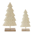 Woven Wicker Design Pine Tree (Set of 2)