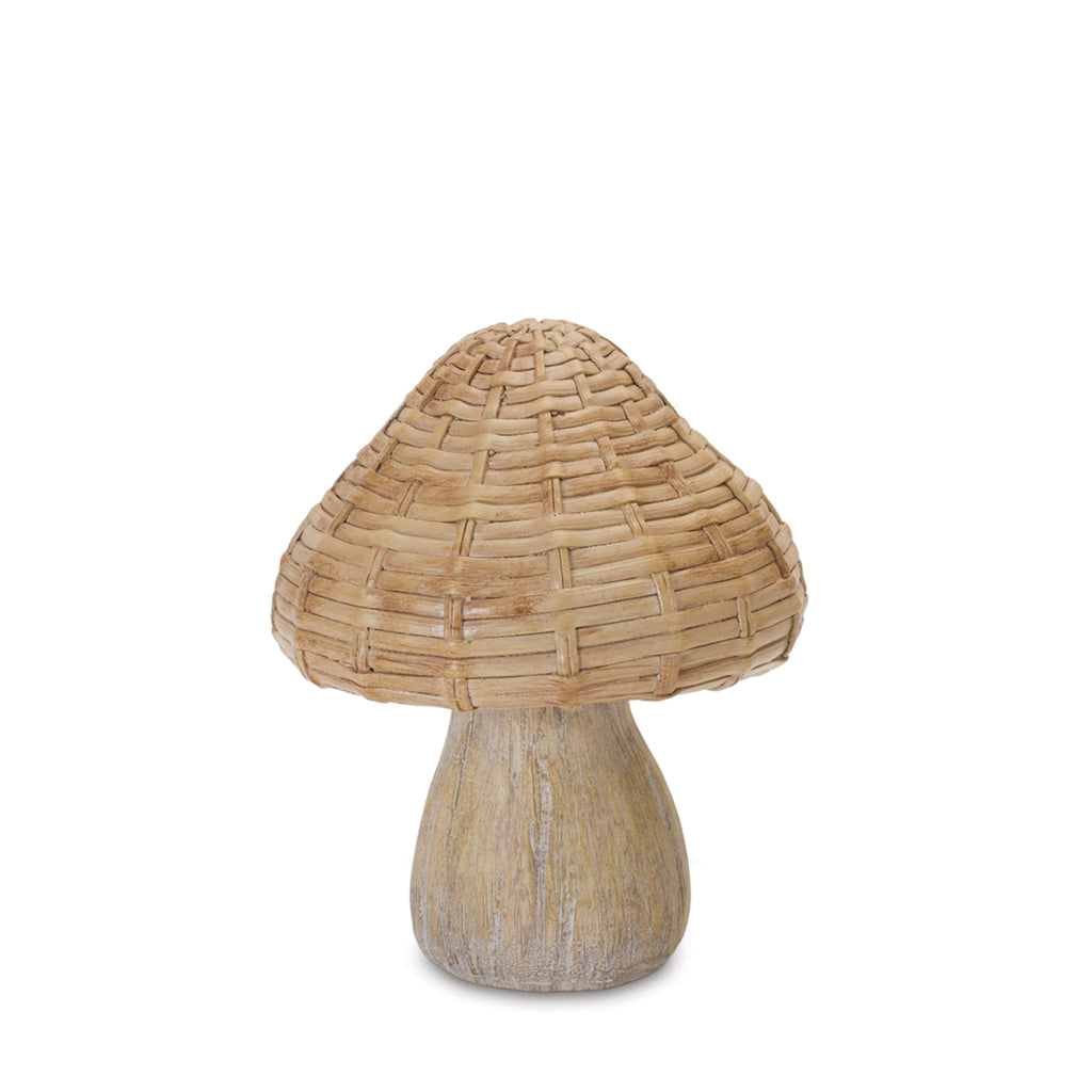 Wicker Mushroom Decor (Set of 3)