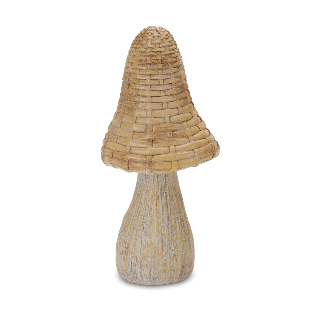 Wicker Mushroom Decor (Set of 3)