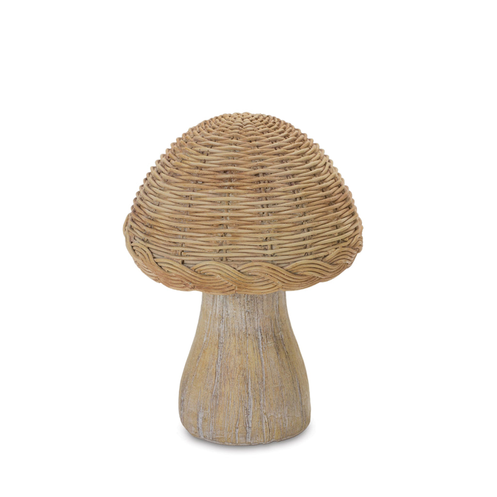 Wicker Mushroom Decor (Set of 3)