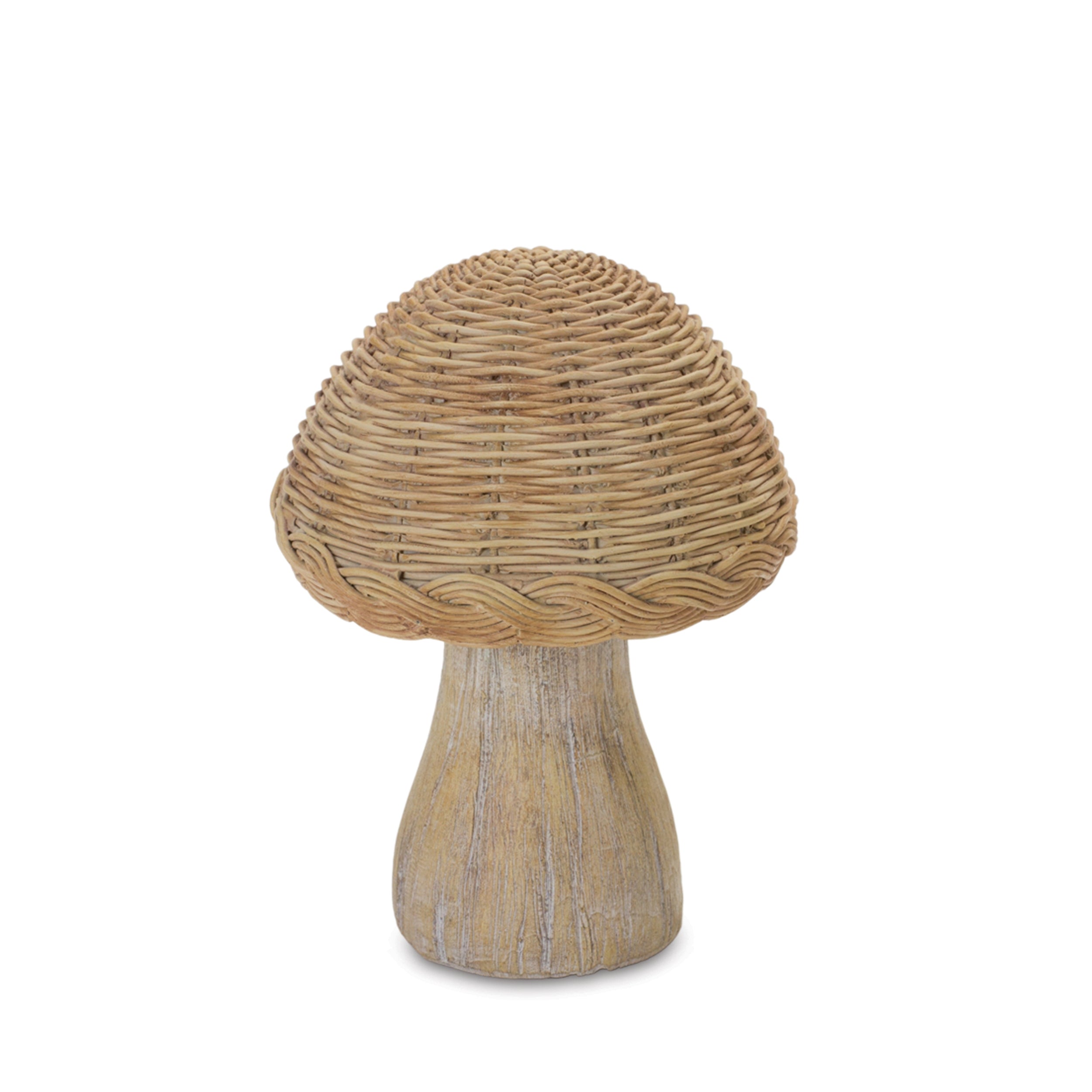 Wicker Mushroom Decor (Set of 3)