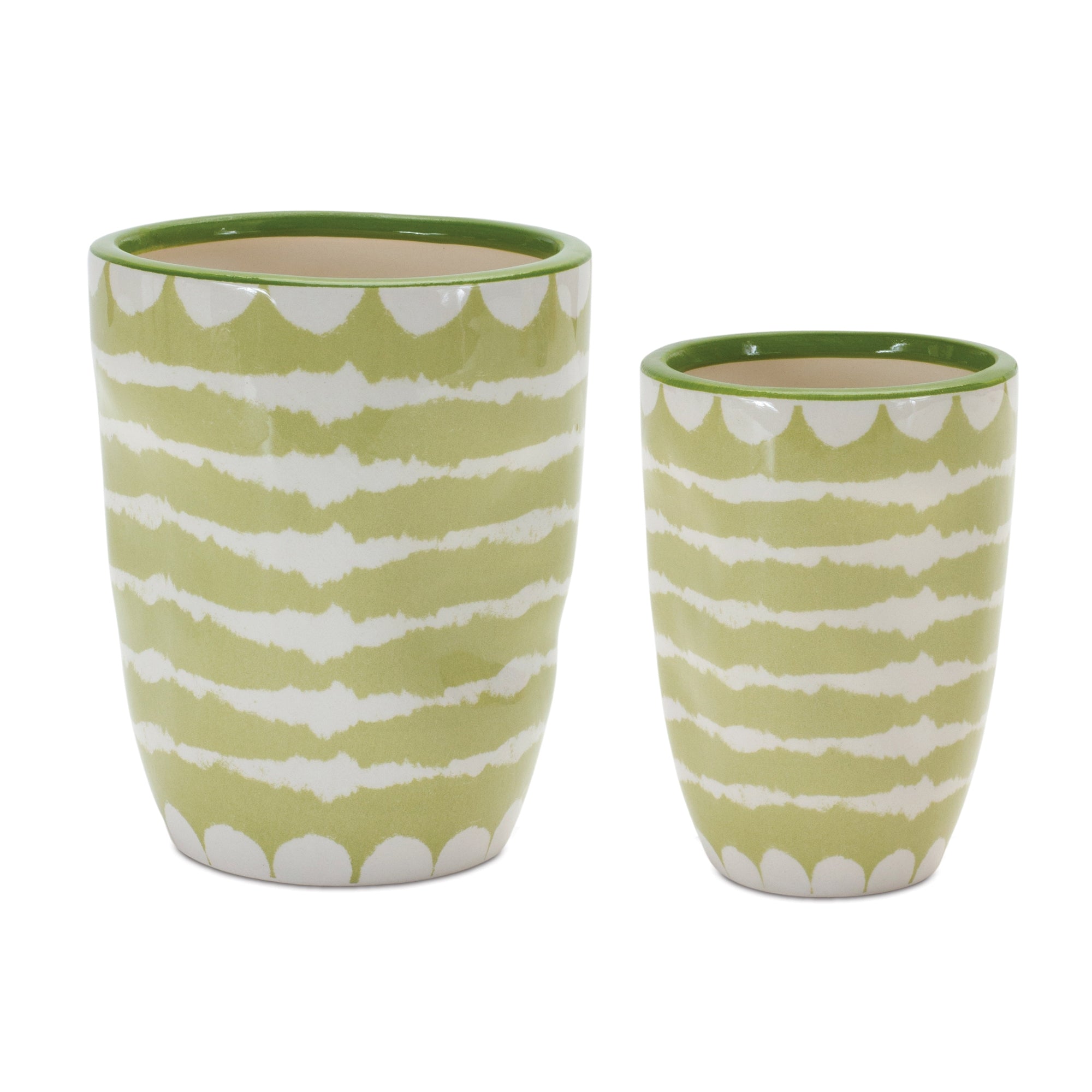 Striped Vase Planter (Set of 6)