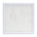 Stone Plume Wall Plaque 18.25"SQ