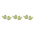 Irredescent Ceramic Bird Figurine (Set of 6)