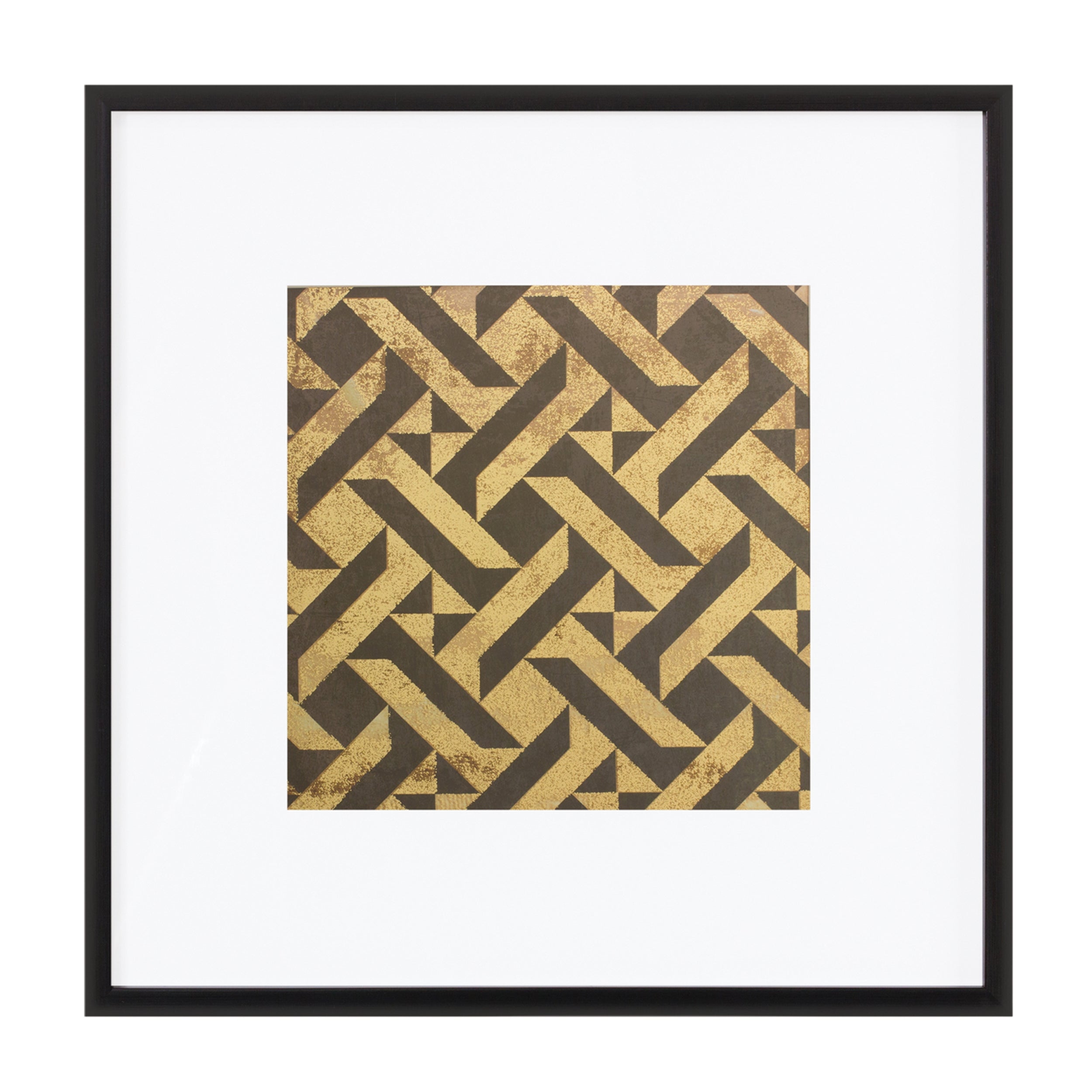 Framed Art Deco Geometric Print (Set of 4)
