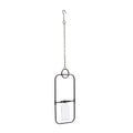 Hanging Bottle Vase in Metal Frame (Set of 2)