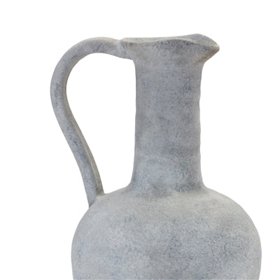Grey Pitcher Vase 12"H