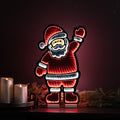 Waving Santa Ekko Light Display 22.5"H