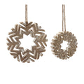 Cut-Out Wood Snowflake Ornament (Set of 12)