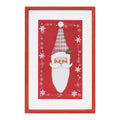 Traditional Santa Snowflake Wall Plaque 18"H