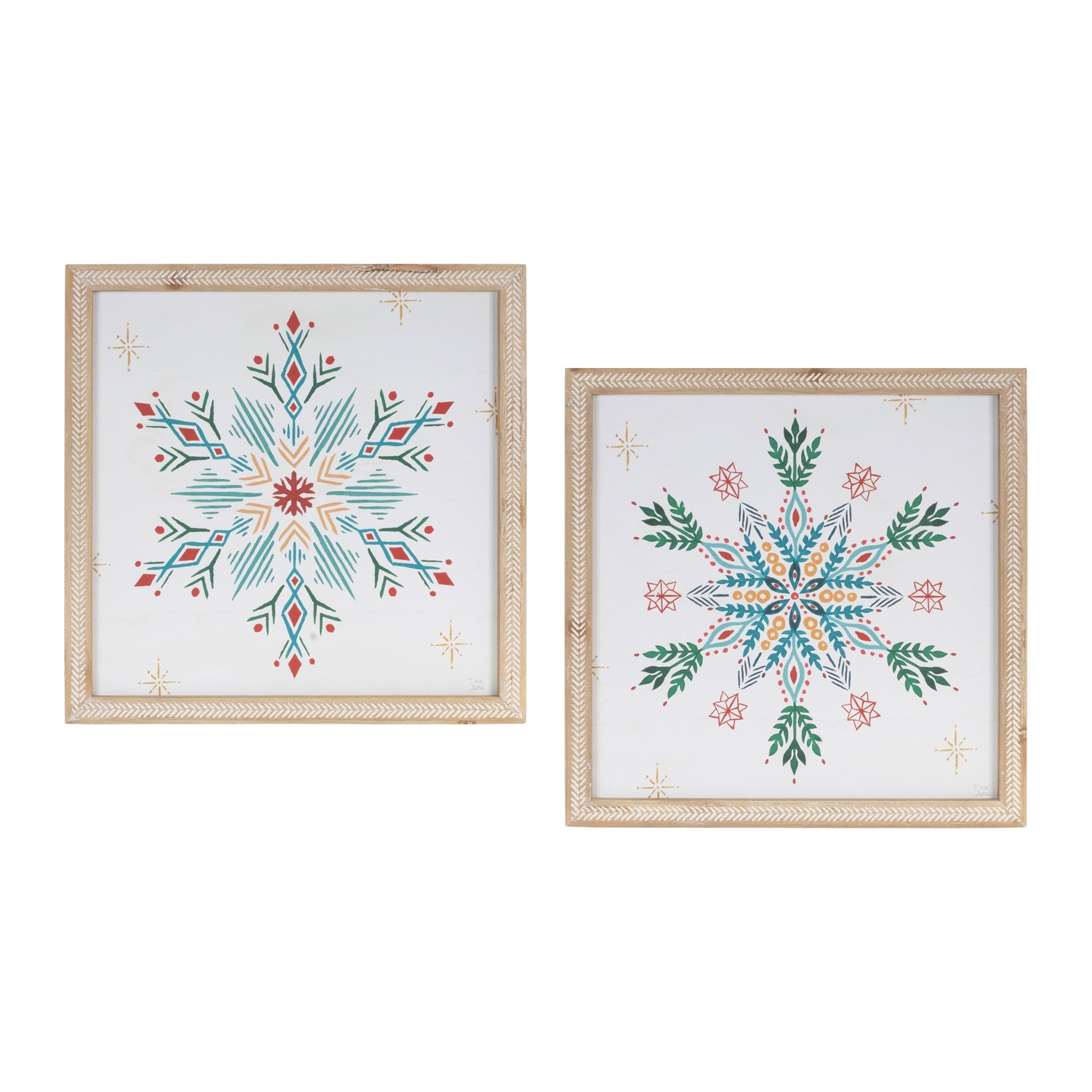 Snowflake Print (Set of 2)