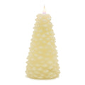Glittered Pine Tree Candle 8"H