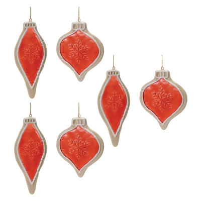 Frosted Cookie Onion Ornament (Set of 6)