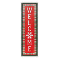 Framed Winter Welcome Sign 31.5"H