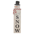 Let it Snow Snowman Porch Sign 41"H