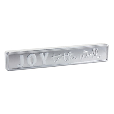 Metal Holiday Sentiment Sign (Set of 2)
