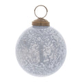 Slate Blue Soda Lime Glass Ball Ornament (Set of 6)