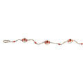 Glass Reflector Ornament String Garland 6.5"L