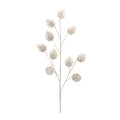 Glittered Silver Pinecone Spray (Set of 6)