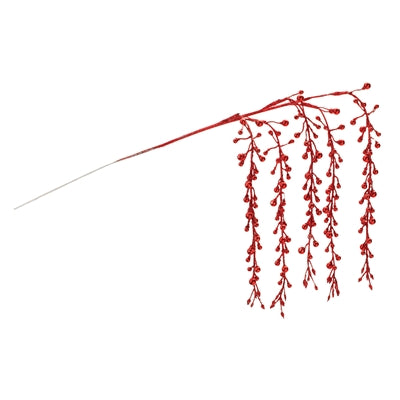 Hanging Glitter Berry Spray (Set of 2)
