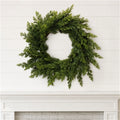 Variegated Pine Wreath 25"D