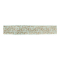 Orante Green and Gold Glitter Wired Ribbon 4" x 10 yds.