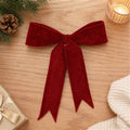 Red Wired Holiday Bow (Set of 2)