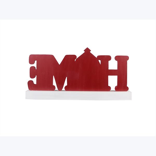 Wood Home Christmas Barn Tabletop Word Sign
