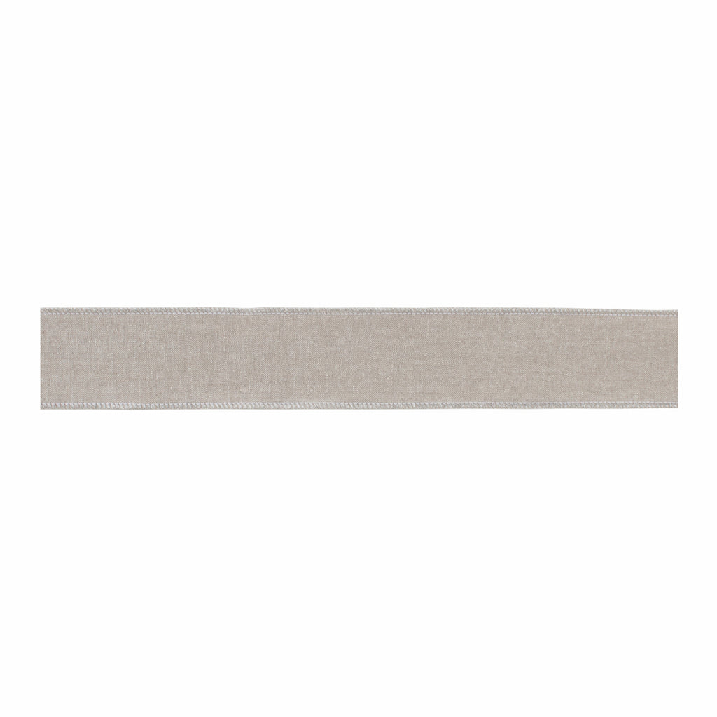 Beige Shimmer Wired Ribbon (Set of 2)