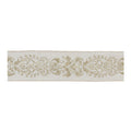 Ornate White Ribbon 4" x 5 Yds.