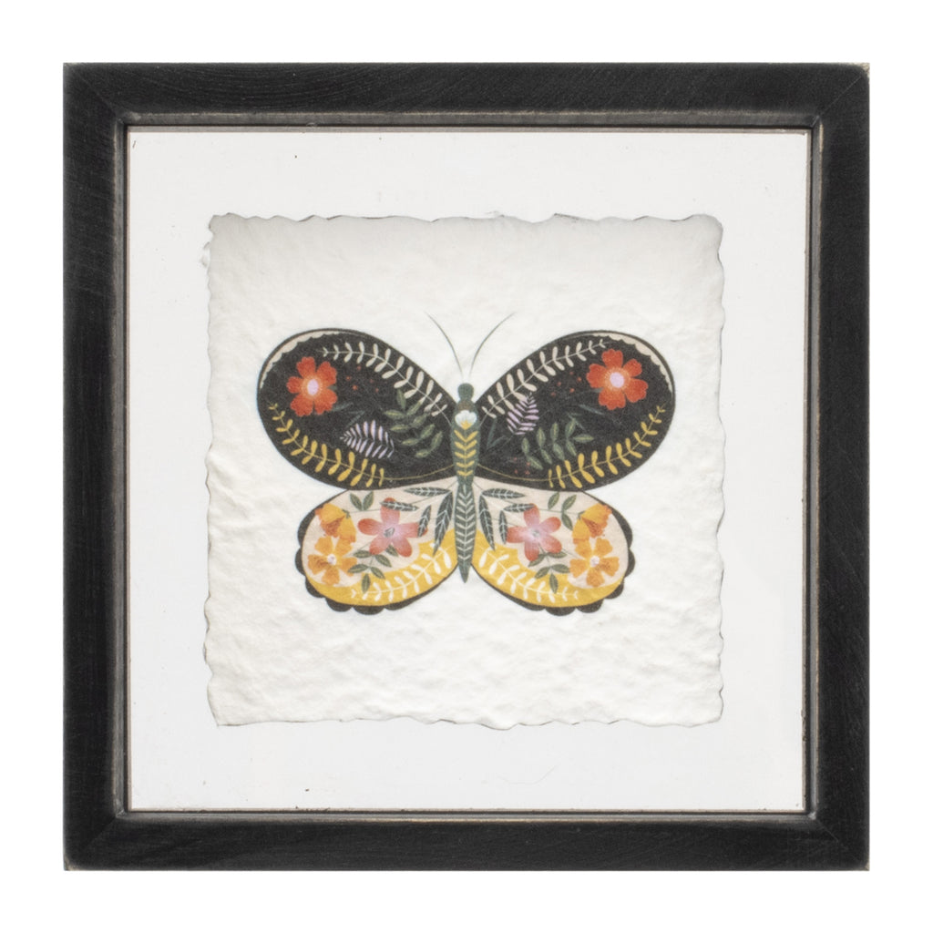 Framed Butterfly Block (Set of 2)