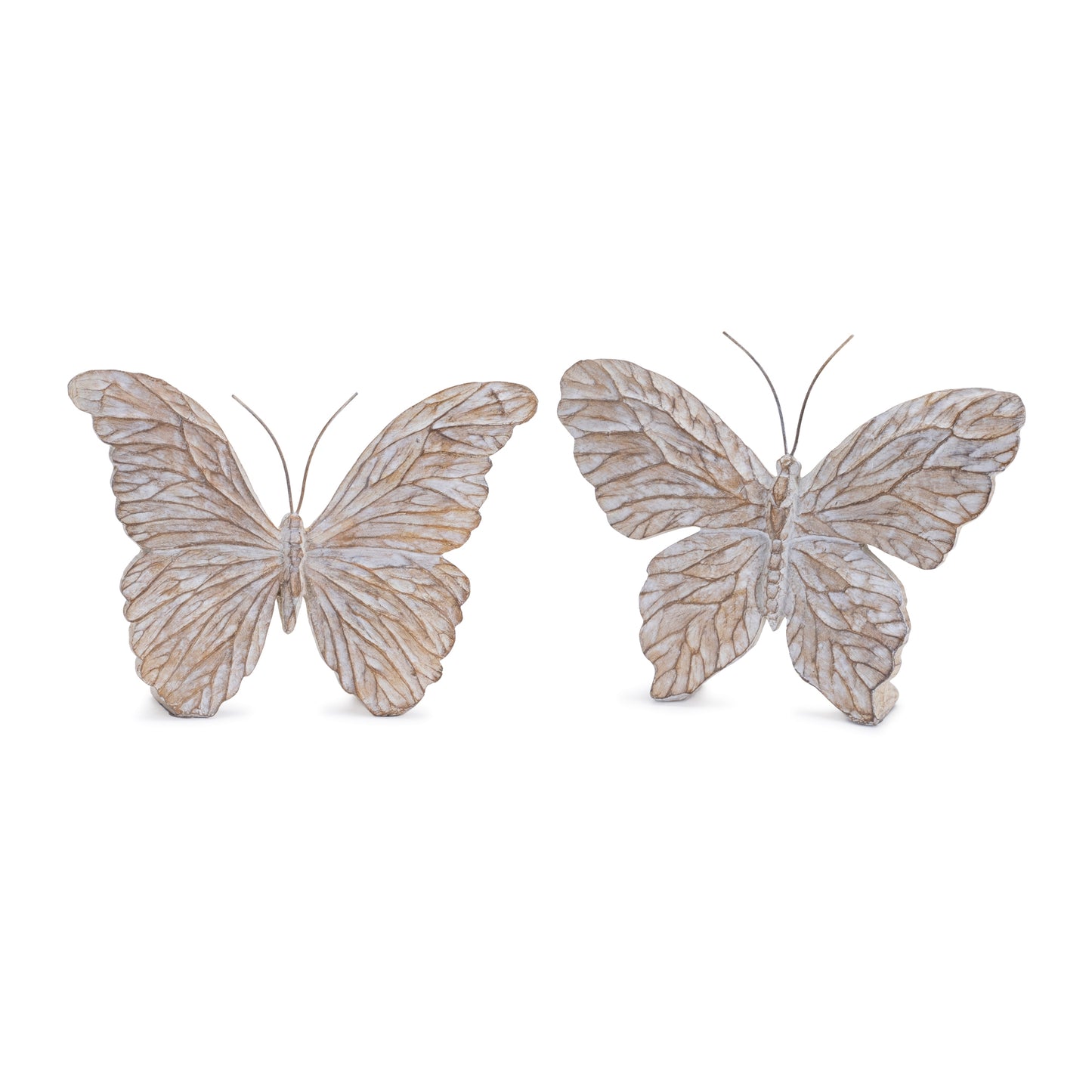 Butterfly (Set of 4) 5"H Resin/Metal