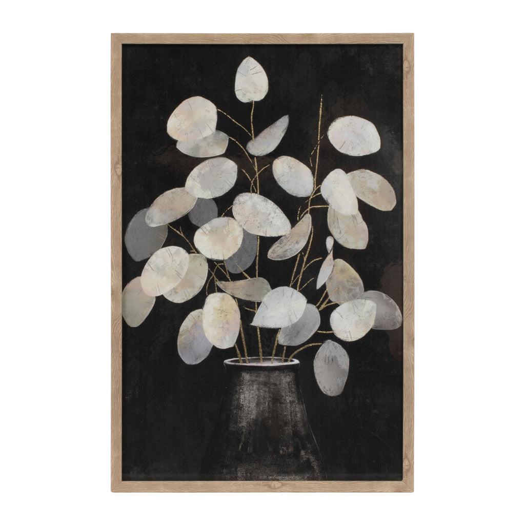 Beige Eucalyptus Print (Set of 2)