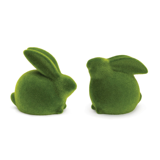 Rabbit (Set of 2) 5"H, 5.5"H Terra Cotta