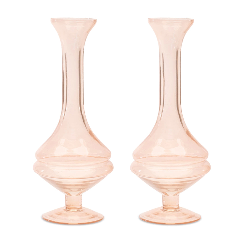 Bud Vase (Set of 2) 8.5"H Glass