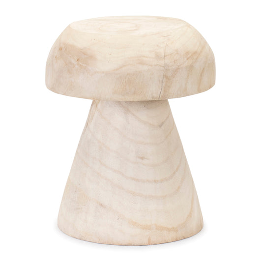 Mushroom 12.5"H Wood