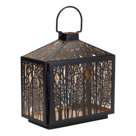 Lantern 11.5"L x 12"H Iron