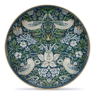 Round William Morris Tray 13.5"D