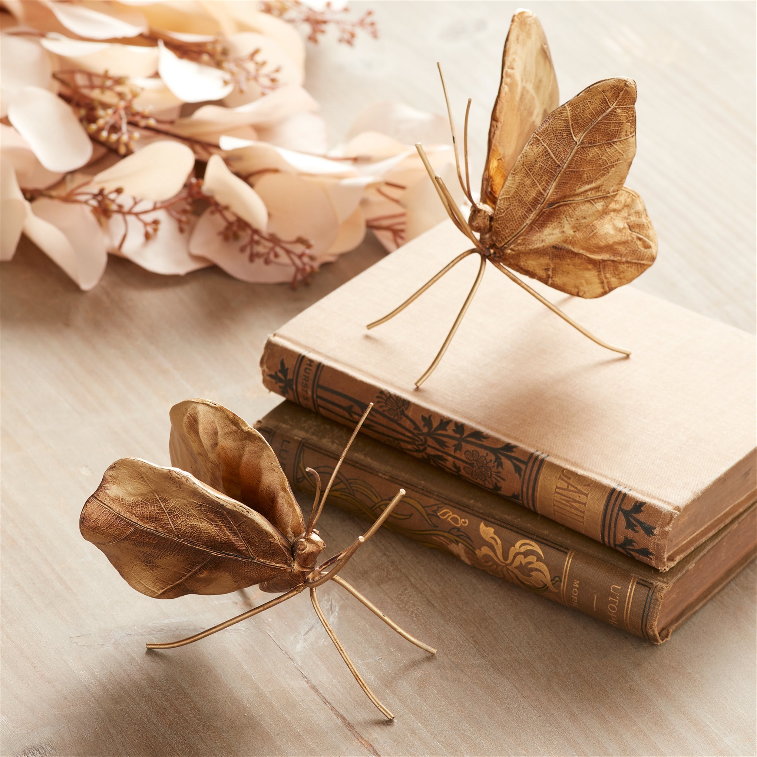 Butterfly (Set of 2) 4"H, 4.5"H Resin