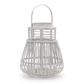 Woven Rattan Lantern 14.5"H
