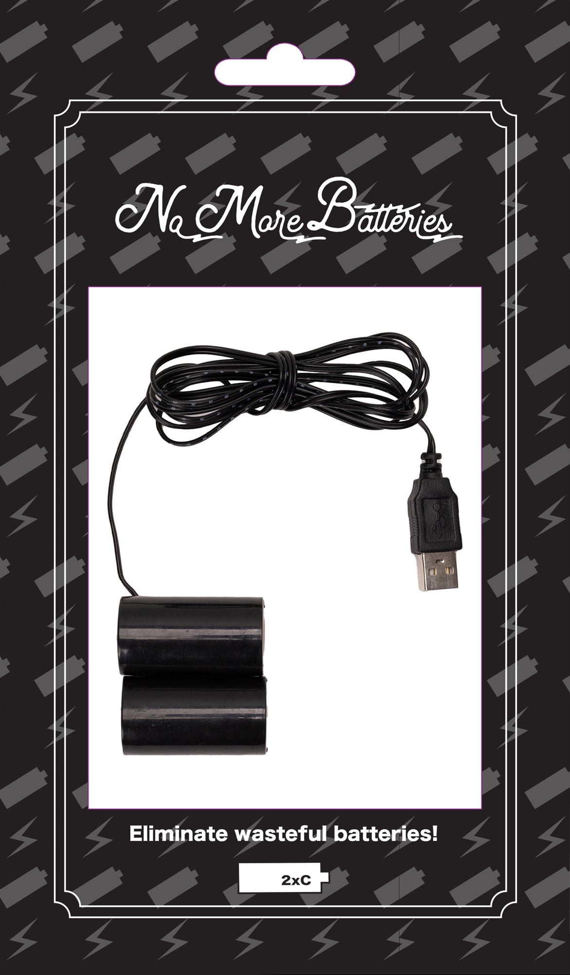 No More Batteries 2 C Replacement (Set of 3)