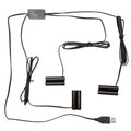 No More Batteries 2 AAA Replacement w/ 3 to 1 Connector (Set of 2)